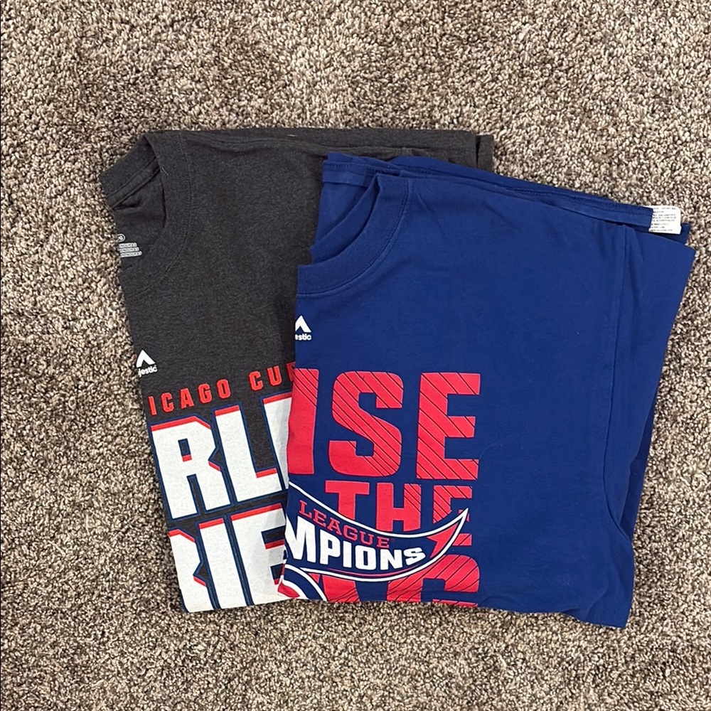 Men’s 2016 Chicago Cubs T-Shirts Large